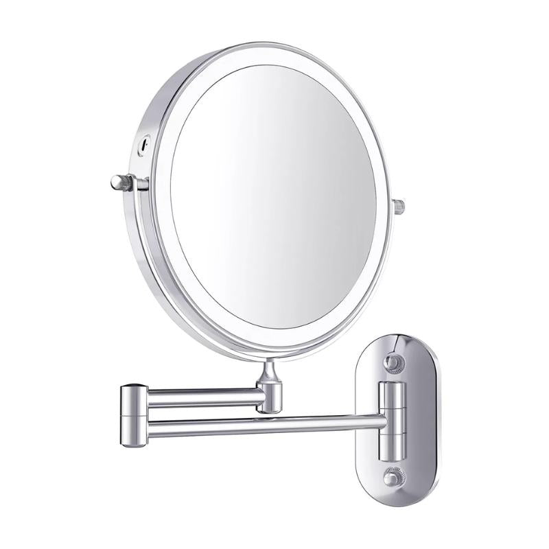 Rechargeable LED Vanity Mirror with Adjustable Light
