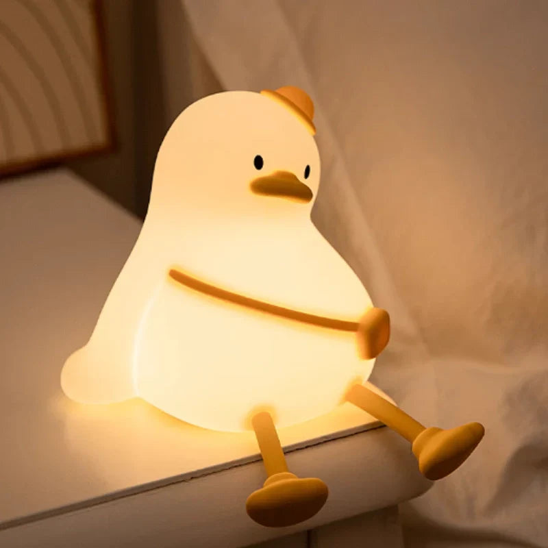 Touch Control Character Table Lamp Rechargeable Bedside Light