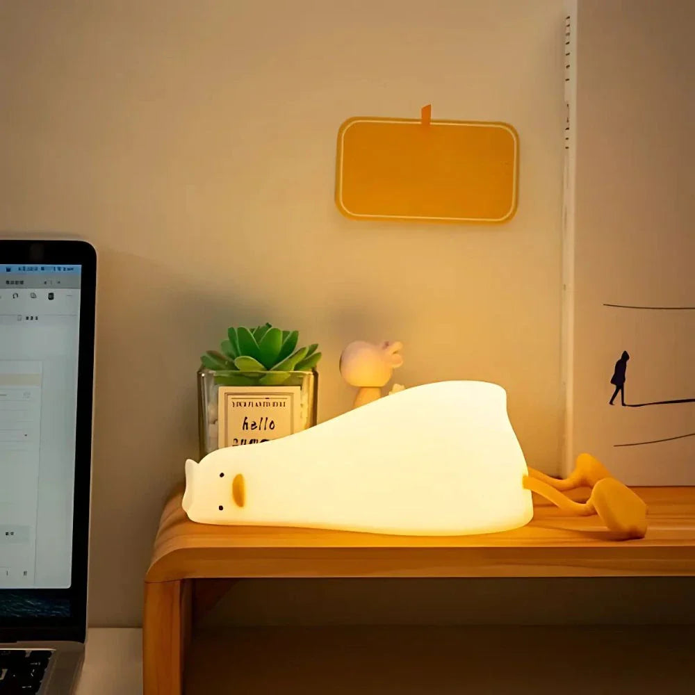 Touch Control Character Table Lamp Rechargeable Bedside Light