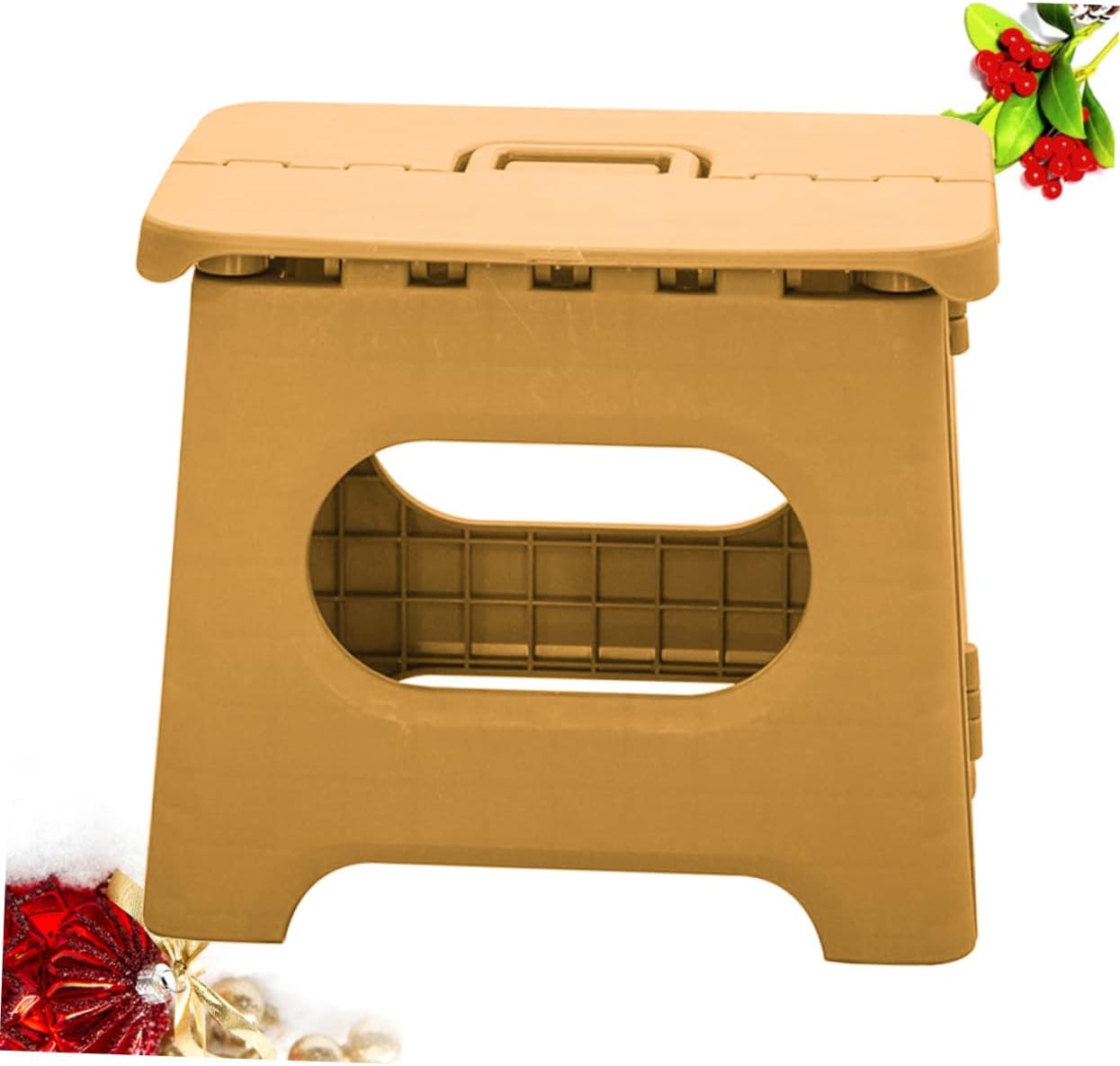 Foldable Step Stool with Carry Handle for Home and Travel