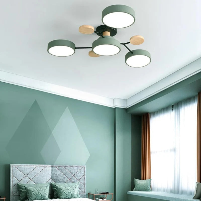 Modern LED Flush Ceiling Light Multi-Light Indoor Lighting Fixture