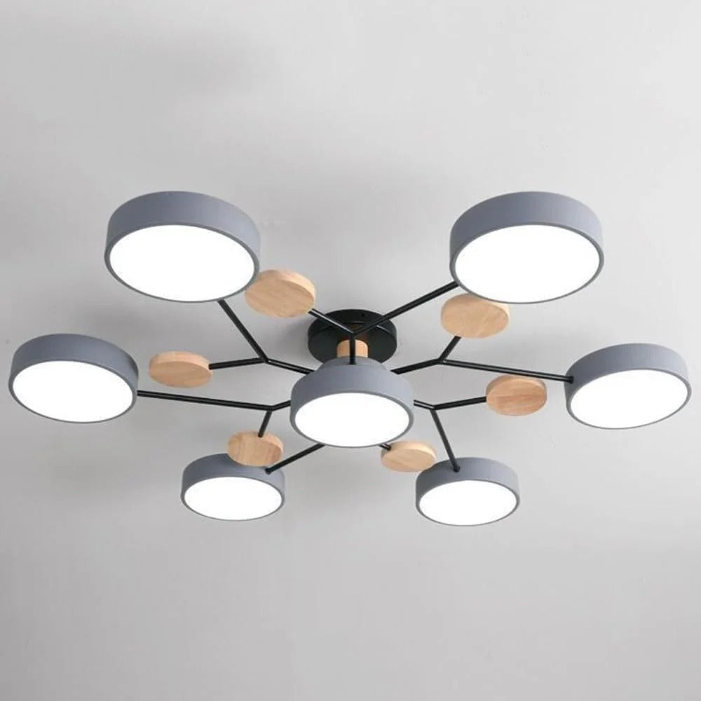 Modern LED Flush Ceiling Light Multi-Light Indoor Lighting Fixture