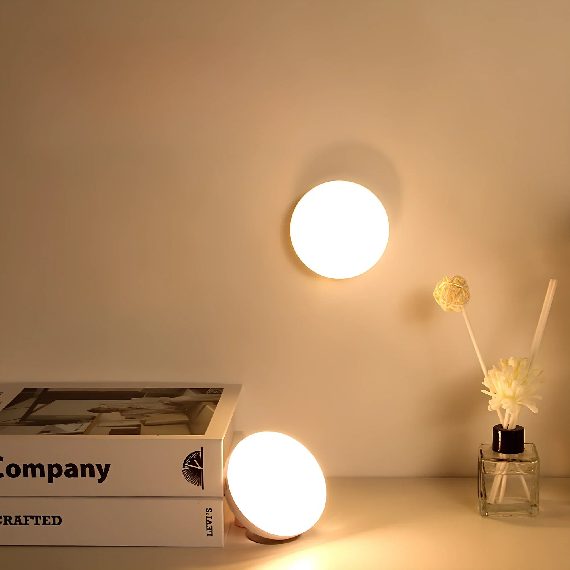 Automatic Motion Sensor Light Compact Indoor Illumination