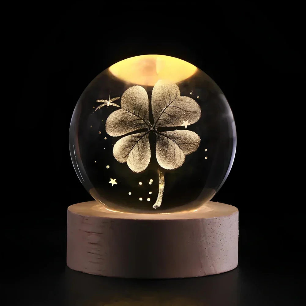 LED Planet Sphere Night Light USB Powered Ambient Lamp