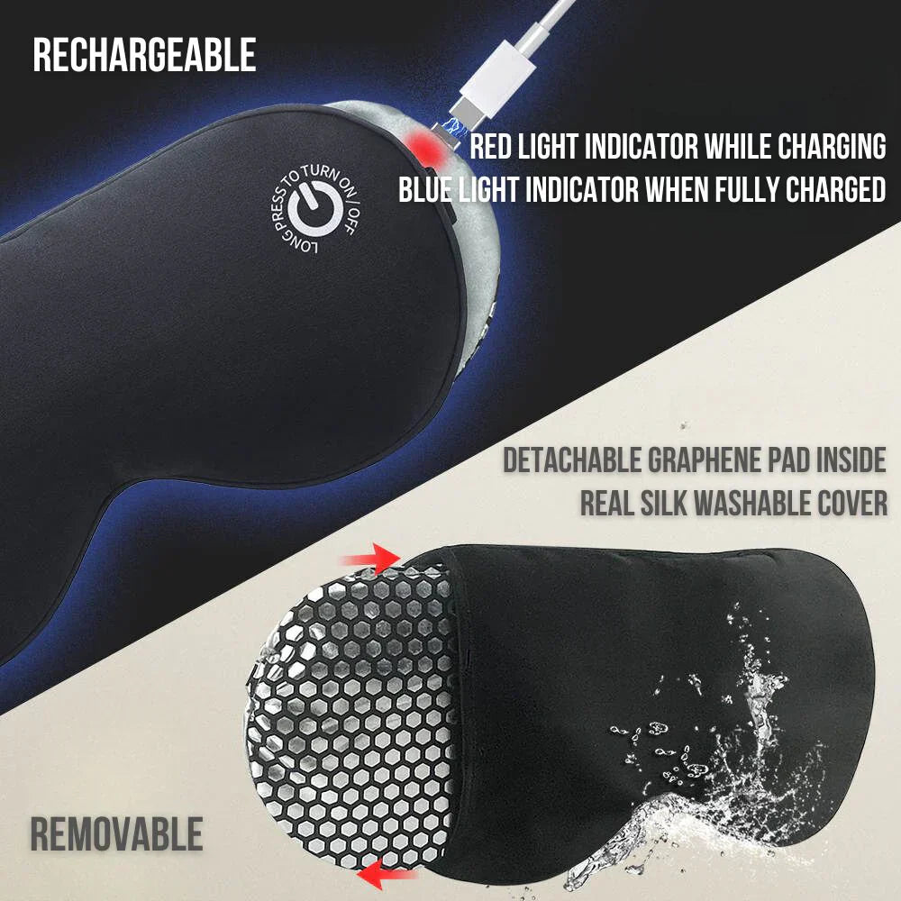 Cordless Heated Eye Mask with Multi-Level Heat Control