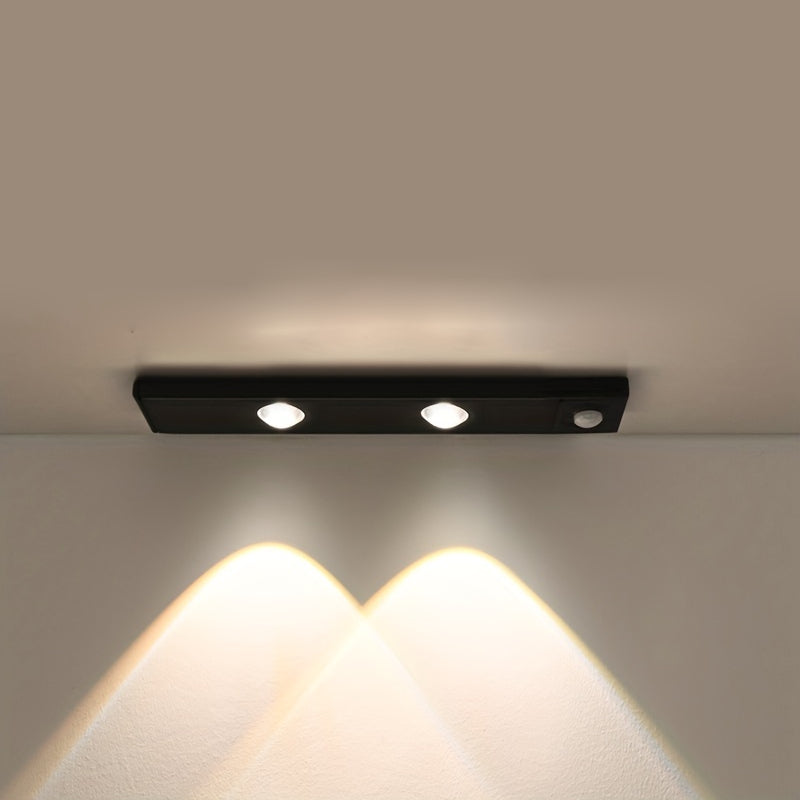 LED Motion Sensor Strip Light Wireless Rechargeable Cabinet Lighting