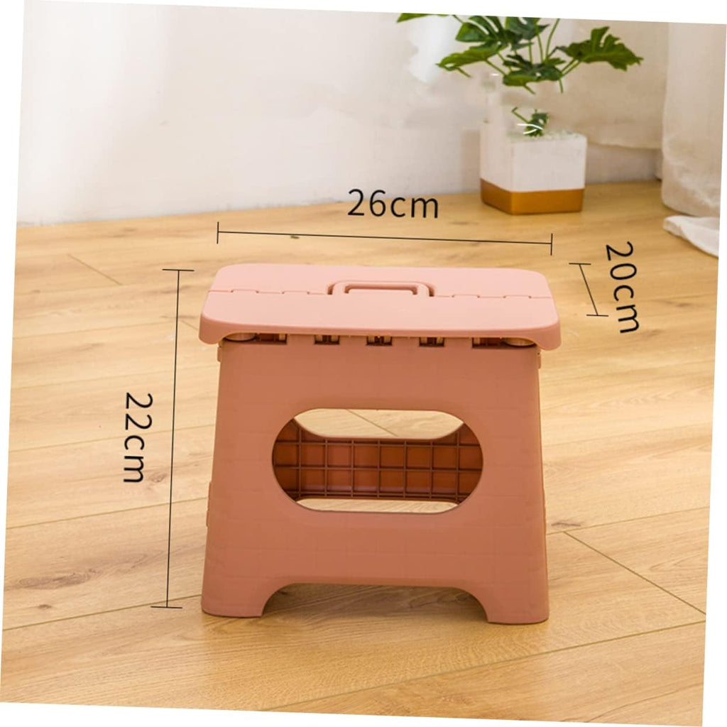 Foldable Step Stool with Carry Handle for Home and Travel