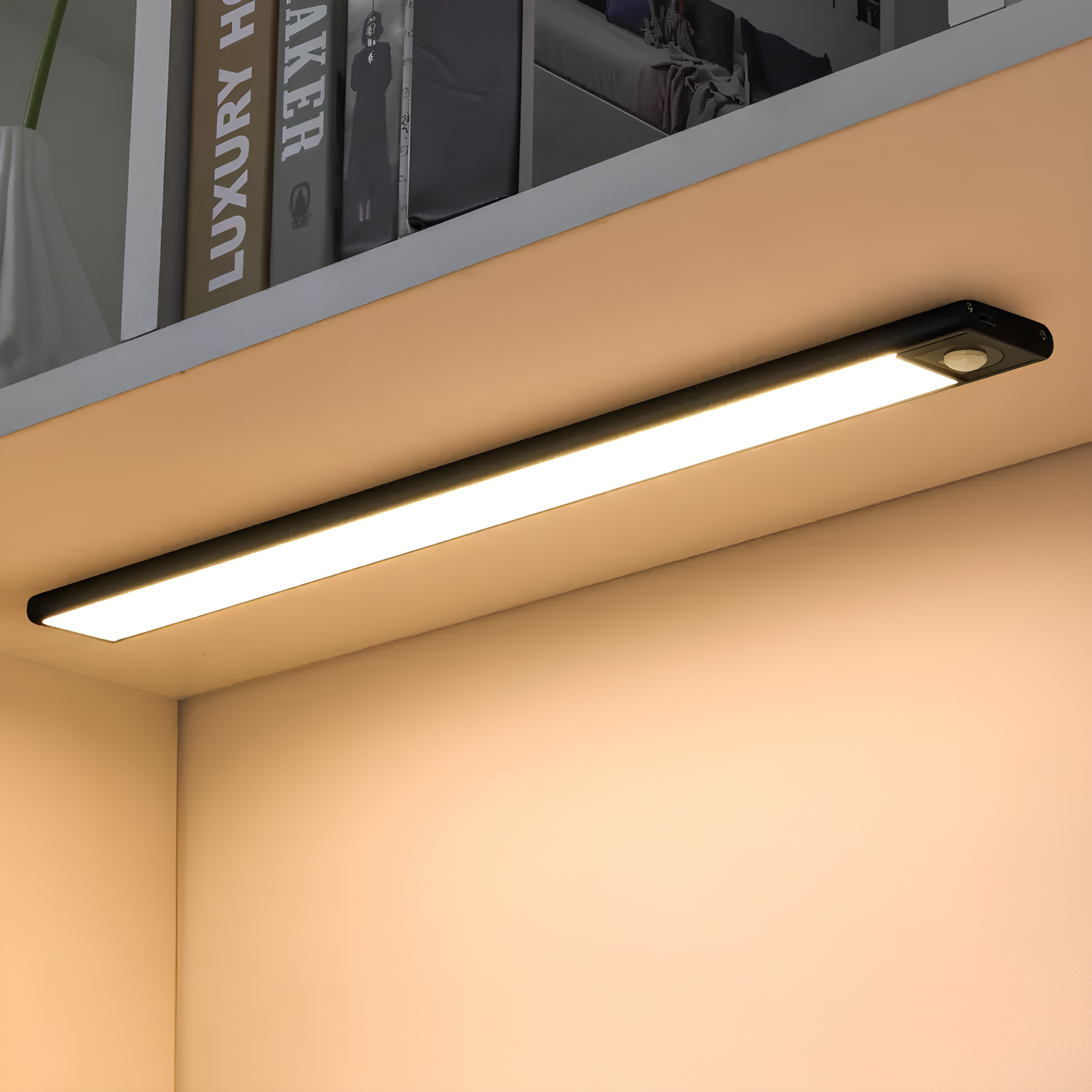 USB Rechargeable Motion-Activated Light Bar for Indoor Spaces