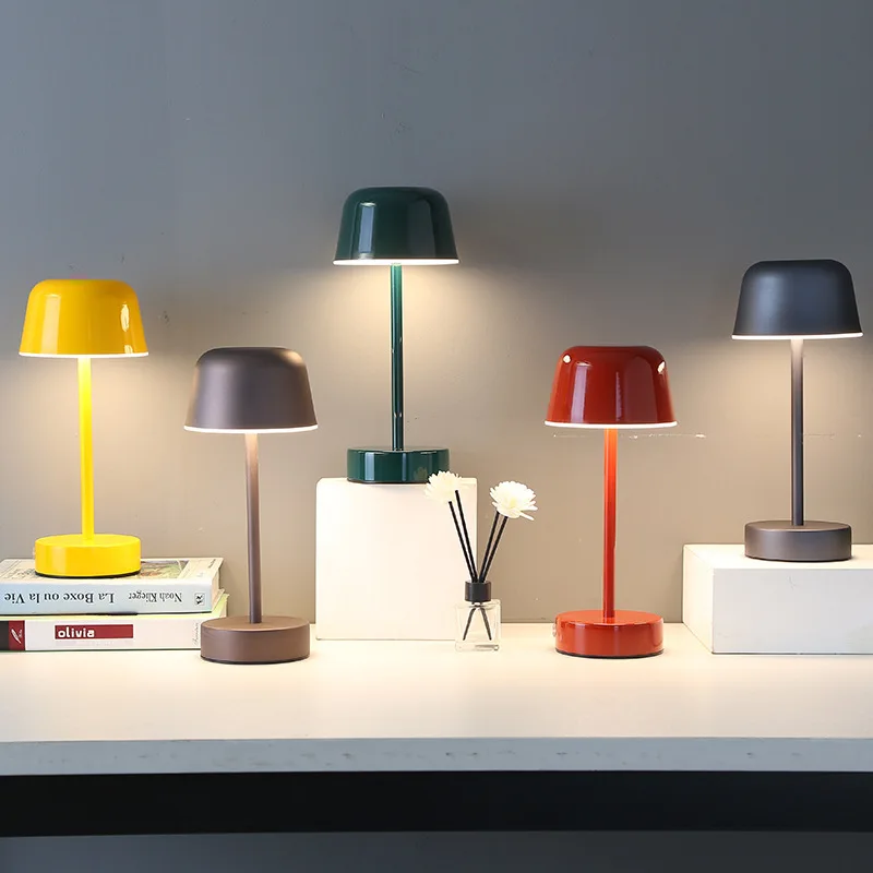 Modern Wireless LED Table Lamp Rechargeable Dimmable Light