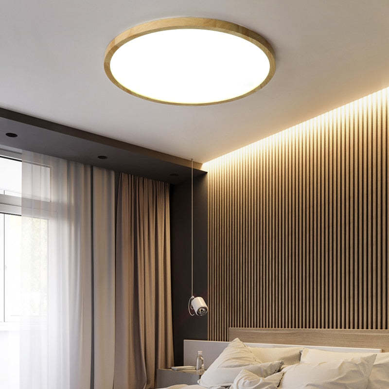 Round Ceiling Light Modern Flush Fit for Living Spaces