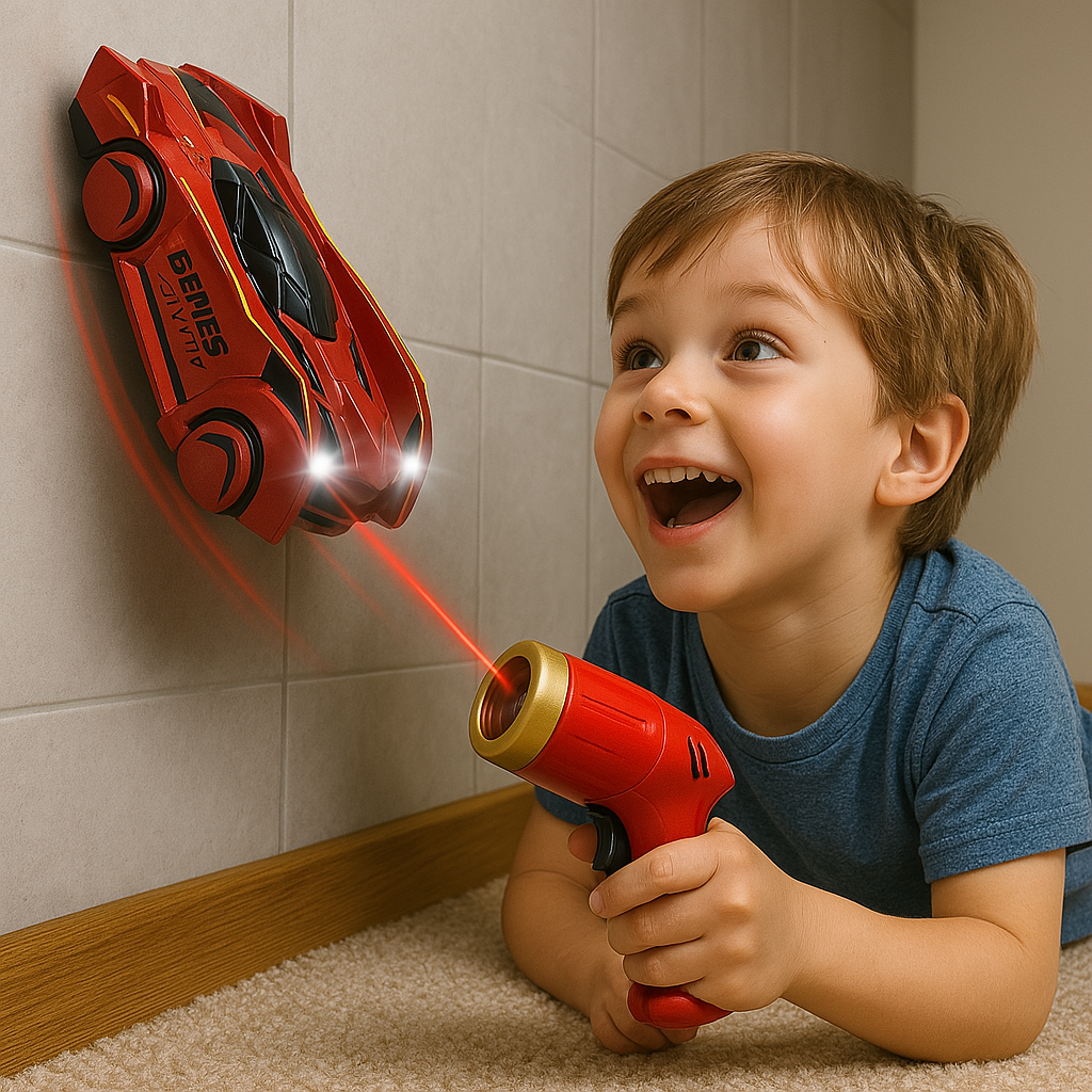 Remote Control Wall Climbing Car Laser Steering Toy