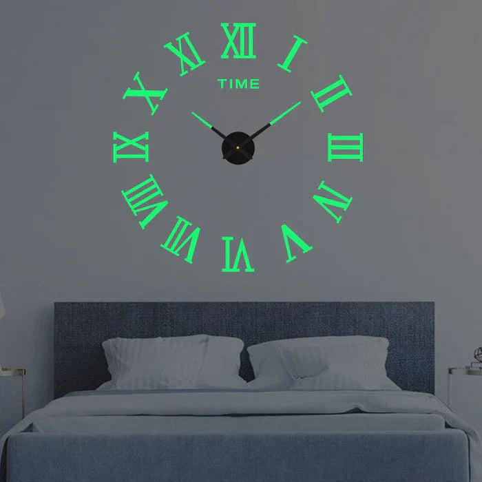 Decorative Wall Clock Silent Analog Wall Mounted Design