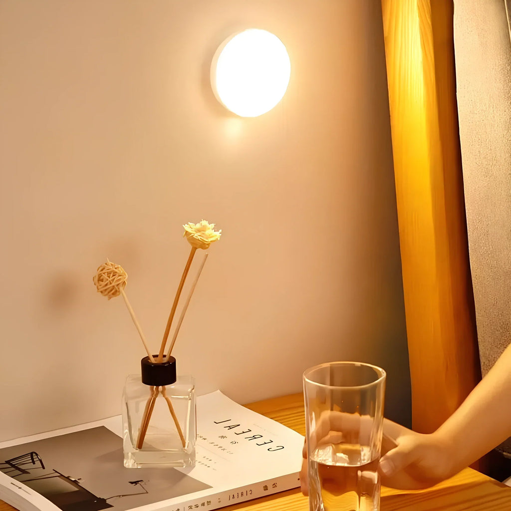 Automatic Motion Sensor Light Compact Indoor Illumination
