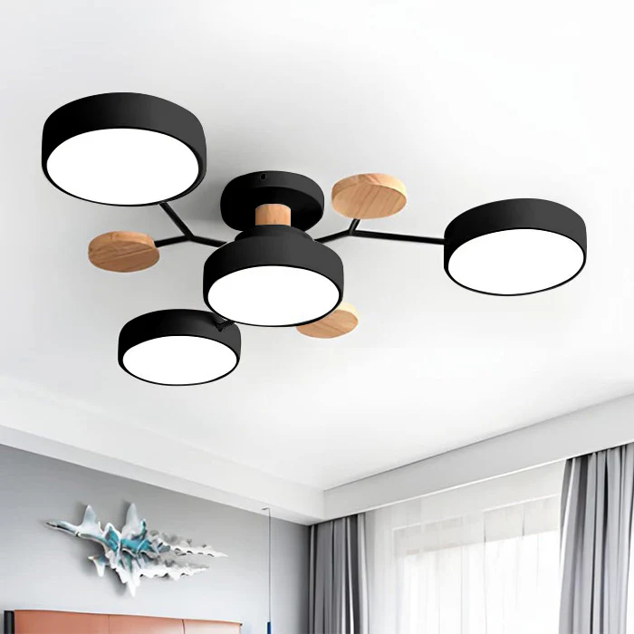 Modern LED Flush Ceiling Light Multi-Light Indoor Lighting Fixture