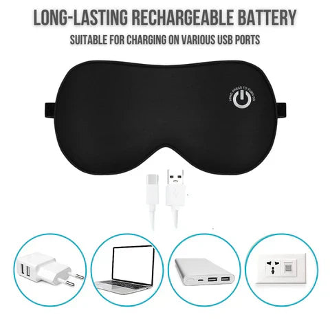 Cordless Heated Eye Mask with Multi-Level Heat Control