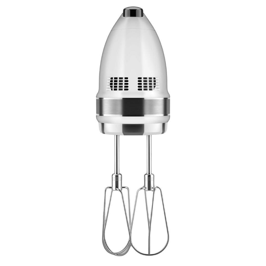 9-Speed Hand Mixer with Turbo Beaters, Dough Hooks, Blending Rod, Whisk