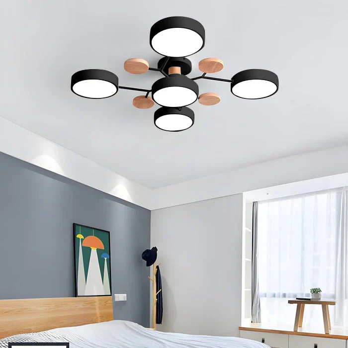 Modern LED Flush Ceiling Light Multi-Light Indoor Lighting Fixture
