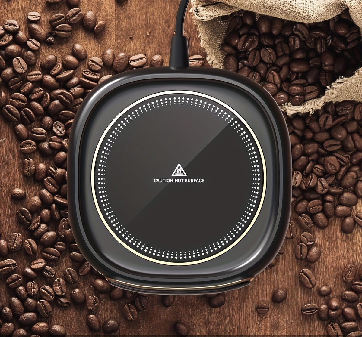 USB Smart Mug Warmer Adjustable Temperature Desk Heater