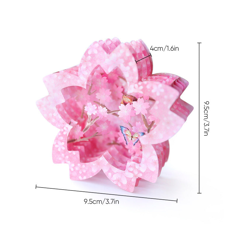 3D Floral Pop-Up Greeting Card – Mother's Day Gift