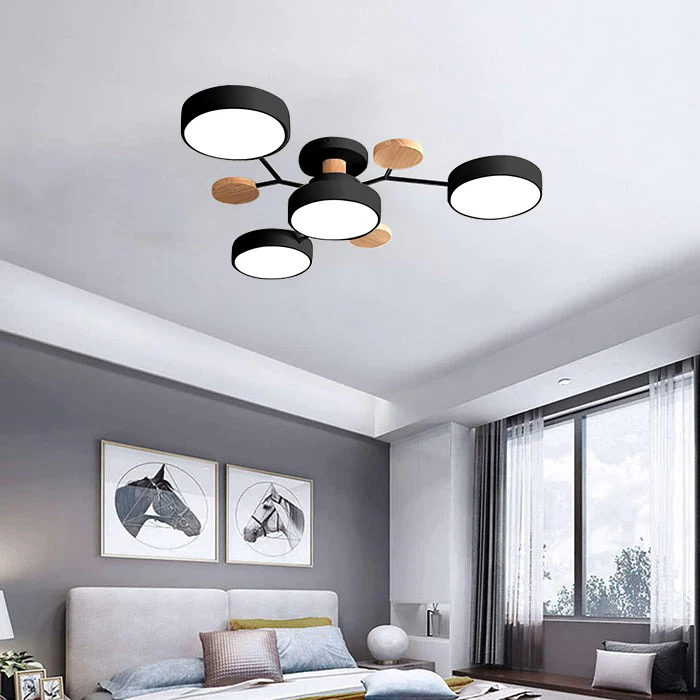 Modern LED Flush Ceiling Light Multi-Light Indoor Lighting Fixture