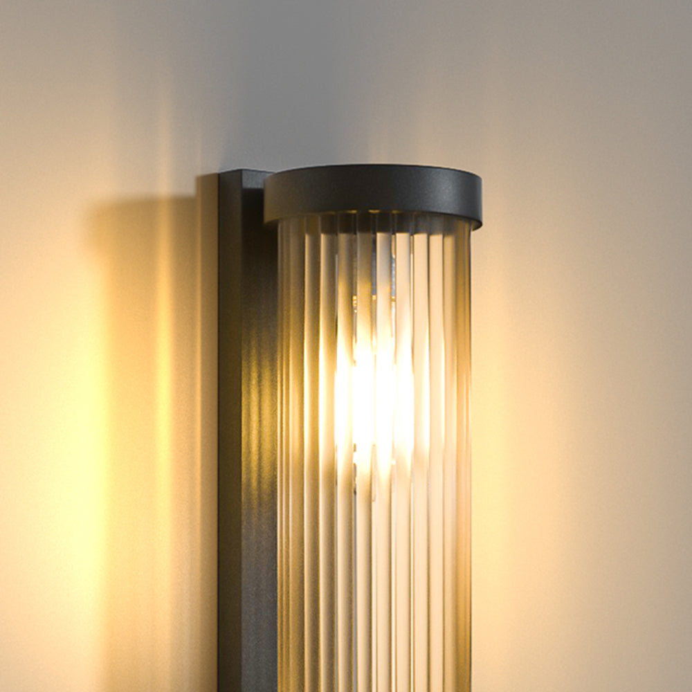 Outdoor Solar Wall Light Up Down LED Garden Lamp IP65