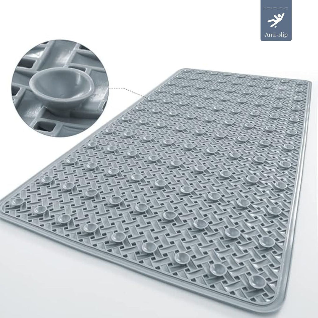 Bathroom Shower Mat Non-Slip Bath Mat with Strong Suction Cups