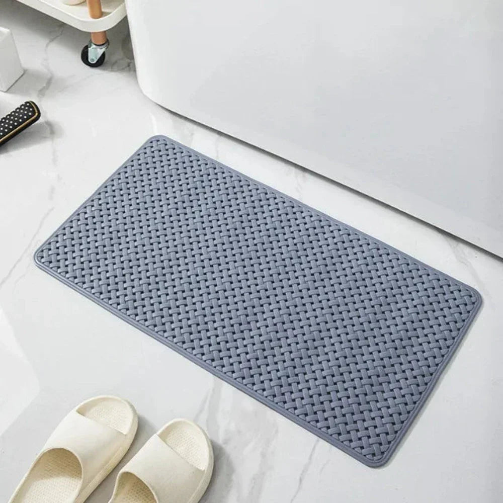 Bathroom Shower Mat Non-Slip Bath Mat with Strong Suction Cups