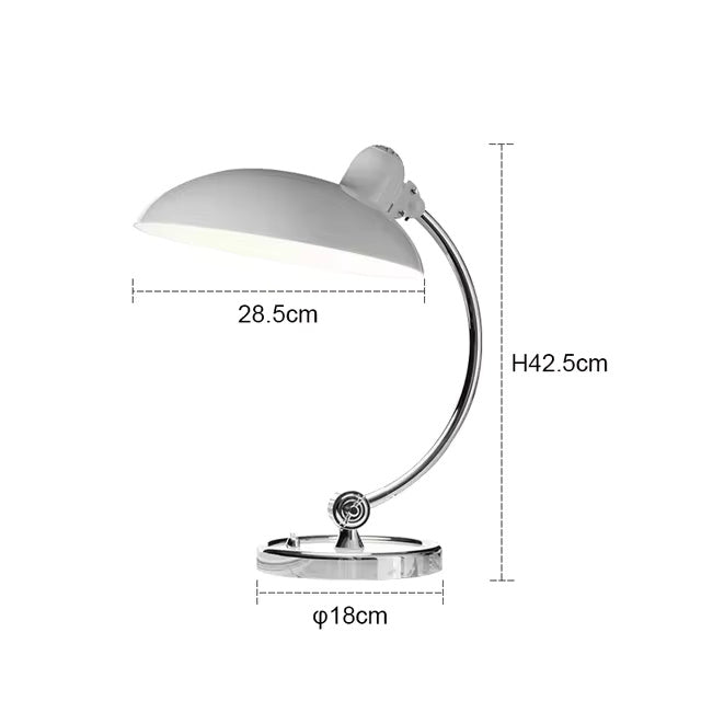 Bauhaus Style Scandinavian Arc Table Lamp Desk Light