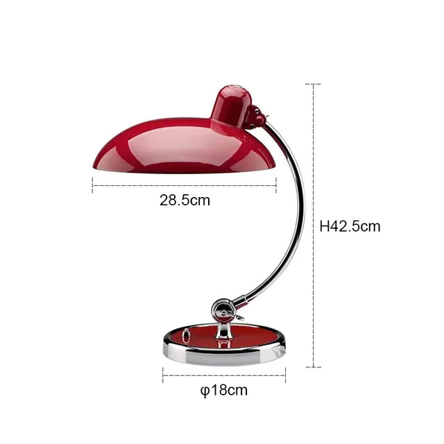 Bauhaus Style Scandinavian Arc Table Lamp Desk Light