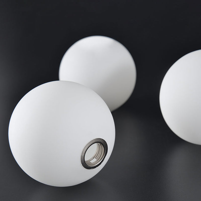 Scandinavian Globe Ceiling Light Semi-Flush