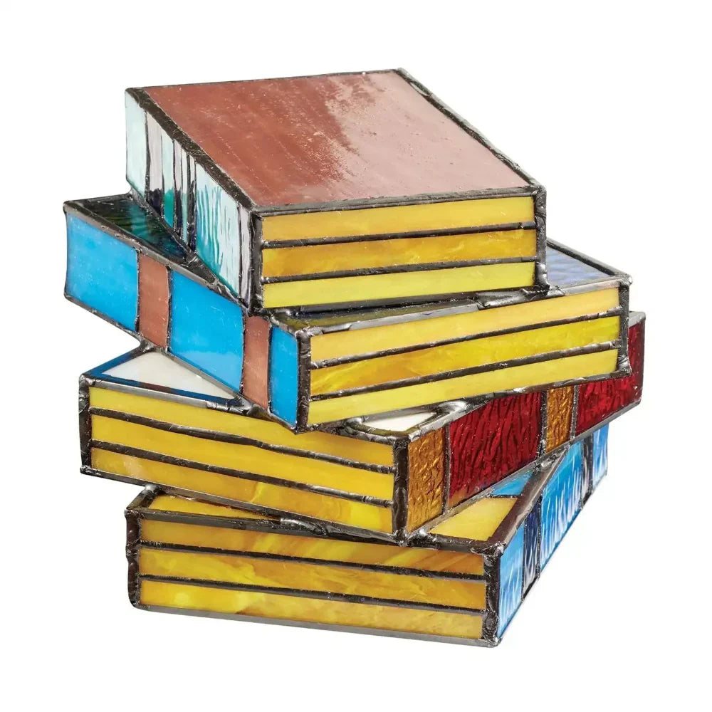 Decorative Book Stack LED Lamp Soft Ambient Table Light
