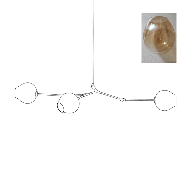 Orvani Globe Linear Chandelier