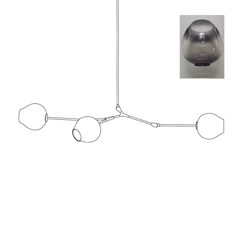 Orvani Globe Linear Chandelier