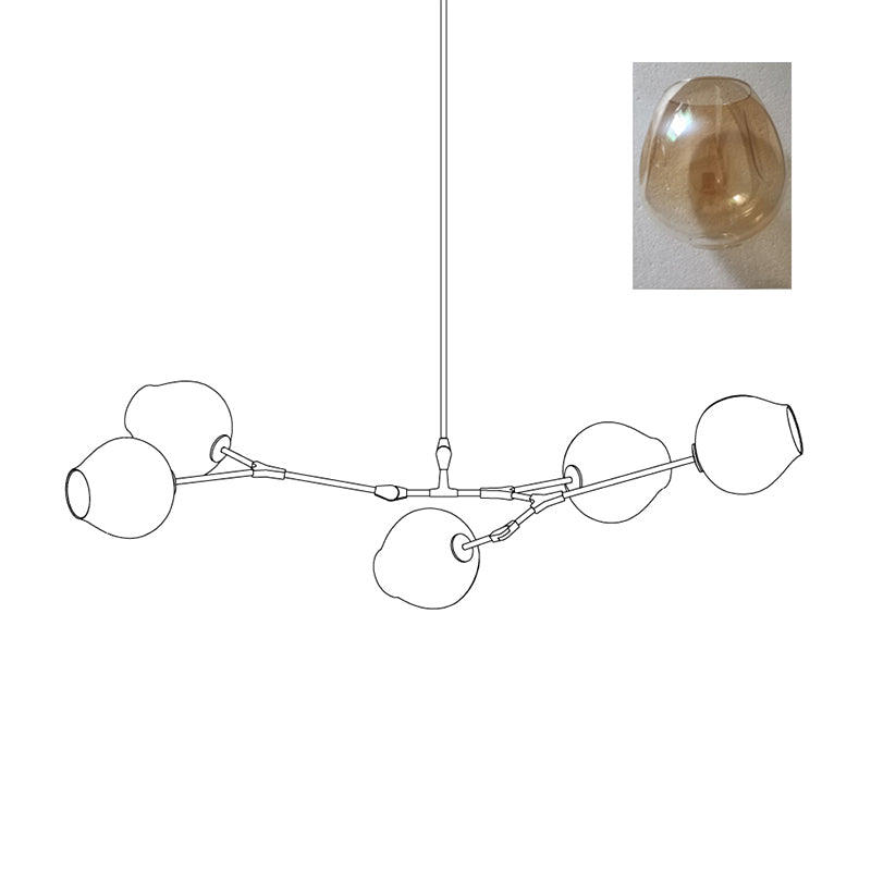 Orvani Globe Linear Chandelier
