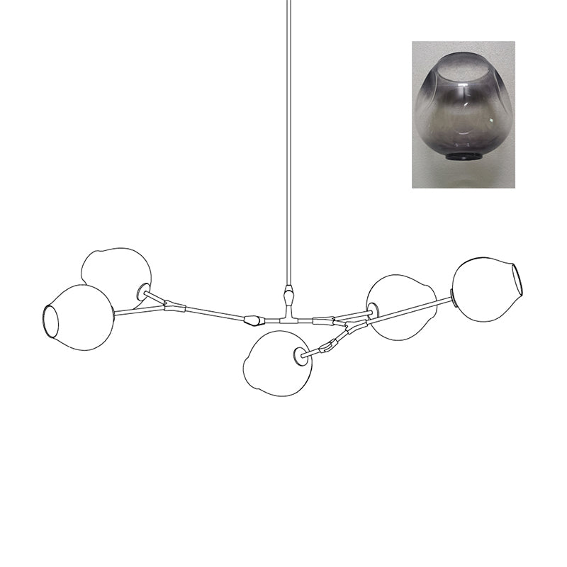 Orvani Globe Linear Chandelier