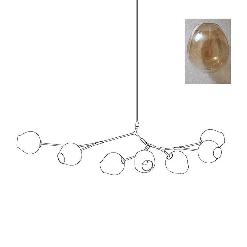 Orvani Globe Linear Chandelier