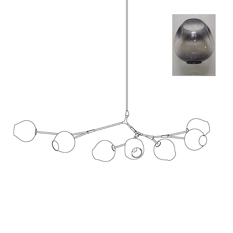 Orvani Globe Linear Chandelier