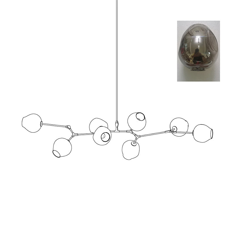 Orvani Globe Linear Chandelier