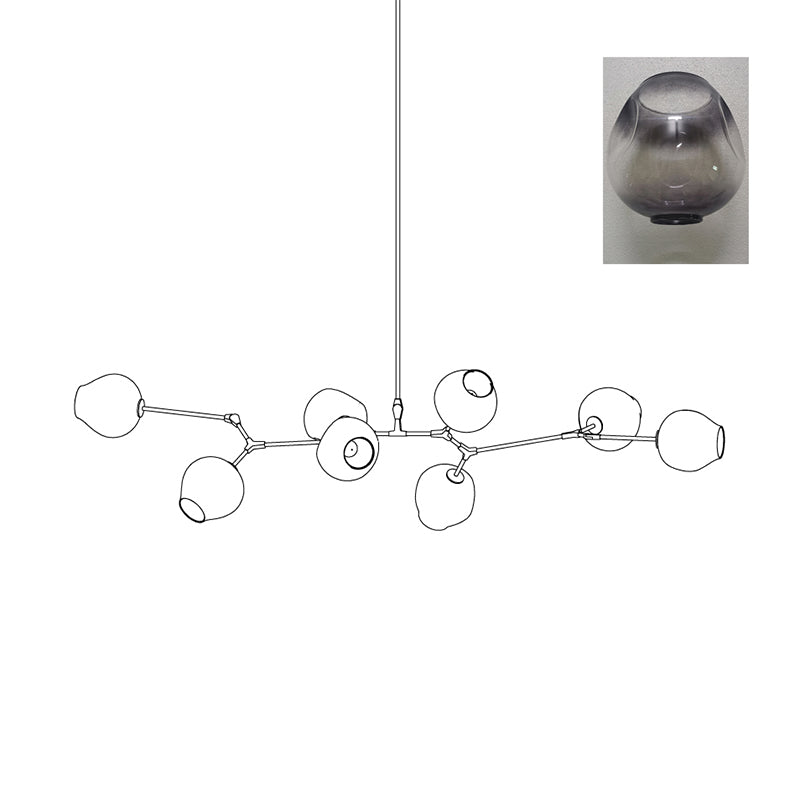 Orvani Globe Linear Chandelier