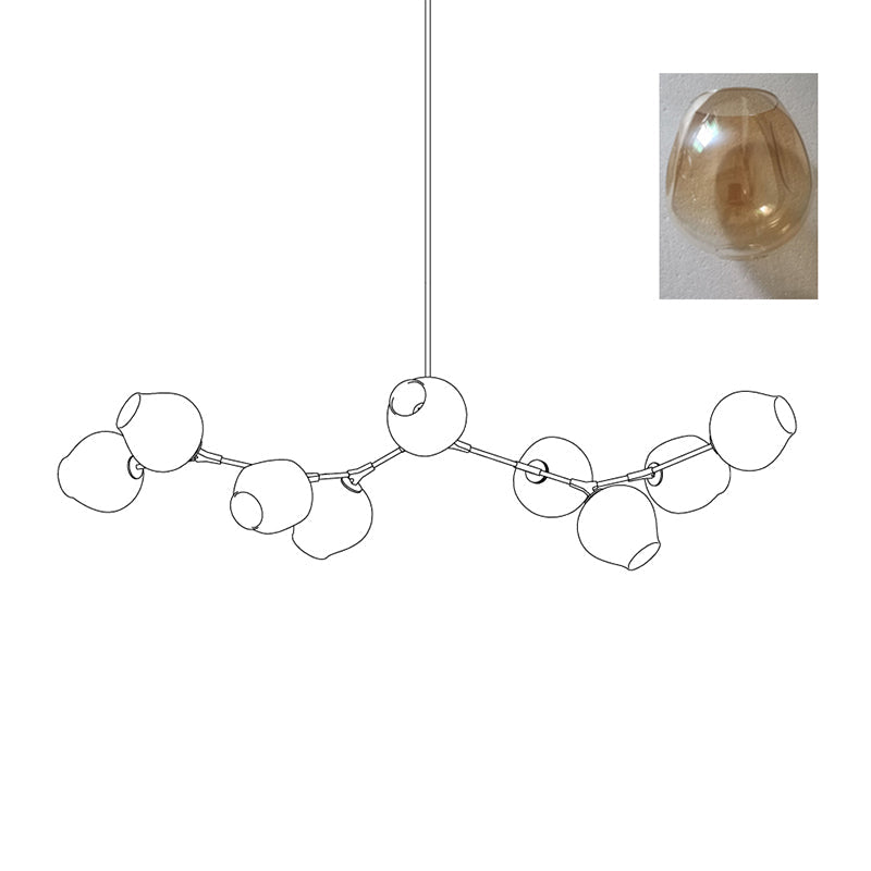 Orvani Globe Linear Chandelier