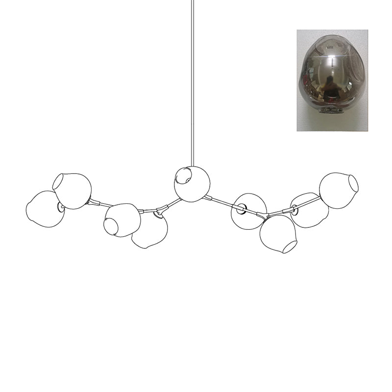 Orvani Globe Linear Chandelier