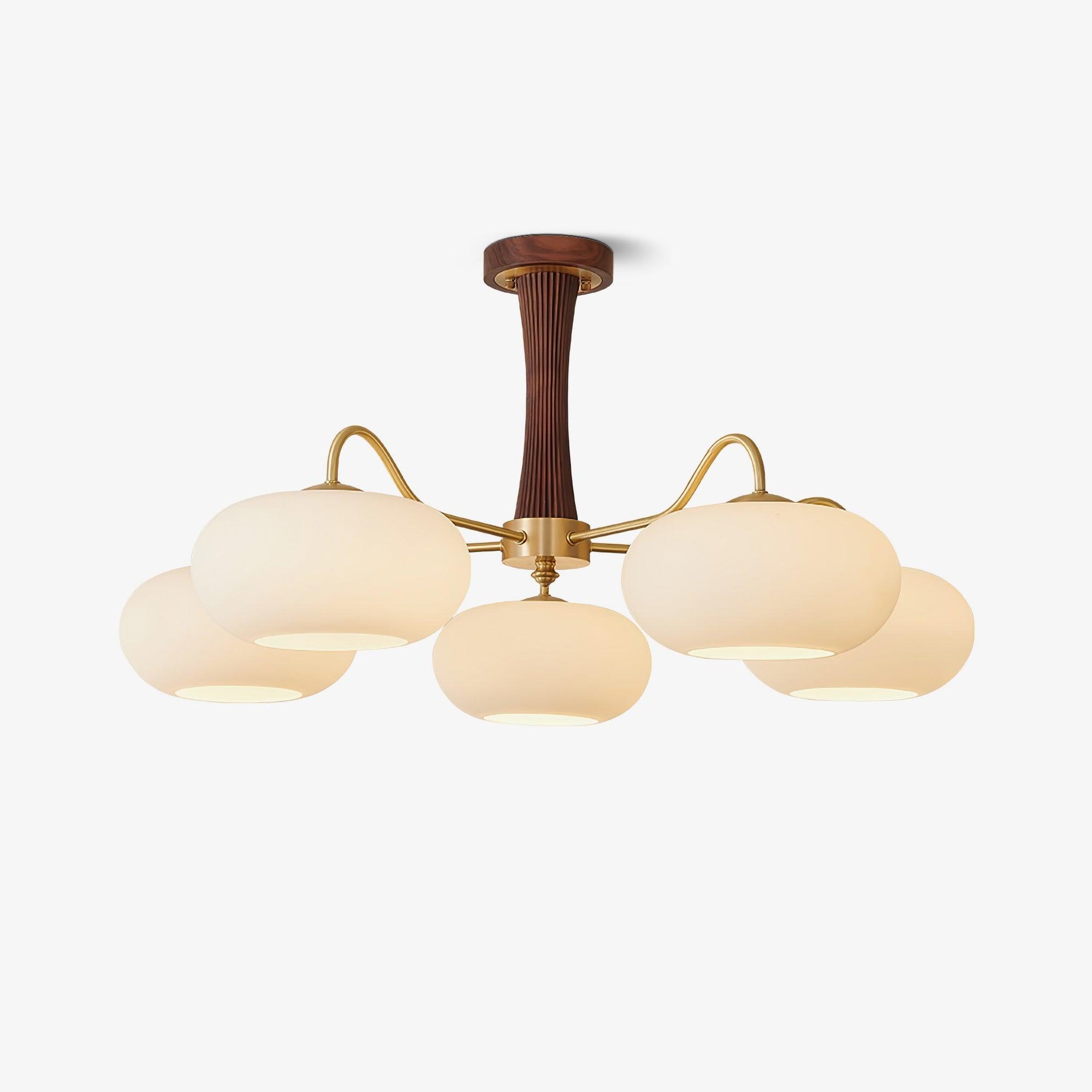 Retro Mid-Century Ceiling Light Decorative Multi-Light Chandelier