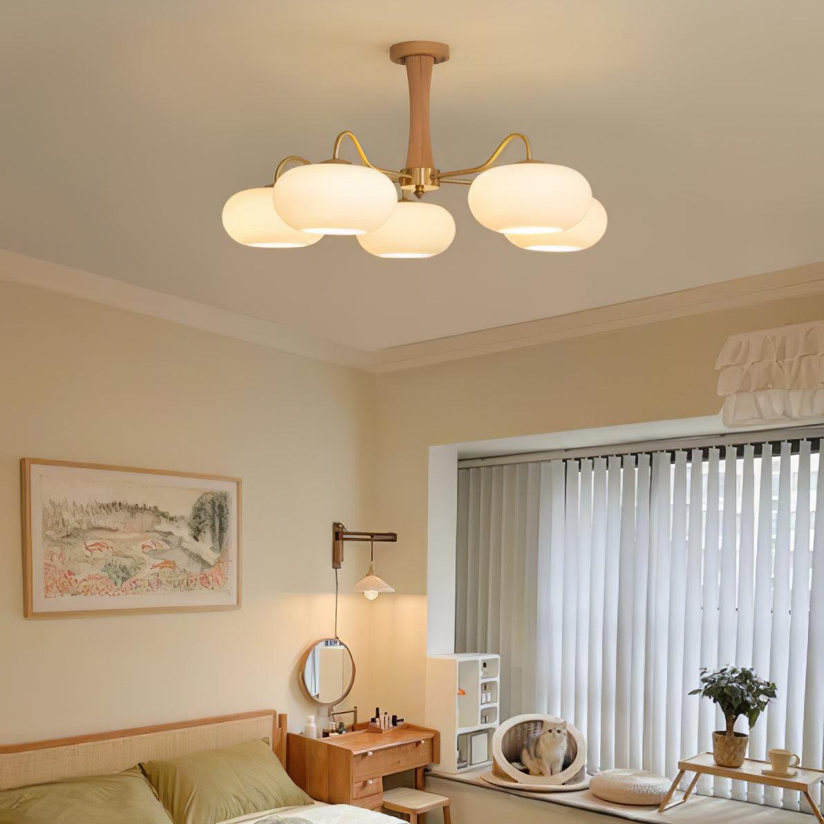 Retro Mid-Century Ceiling Light Decorative Multi-Light Chandelier