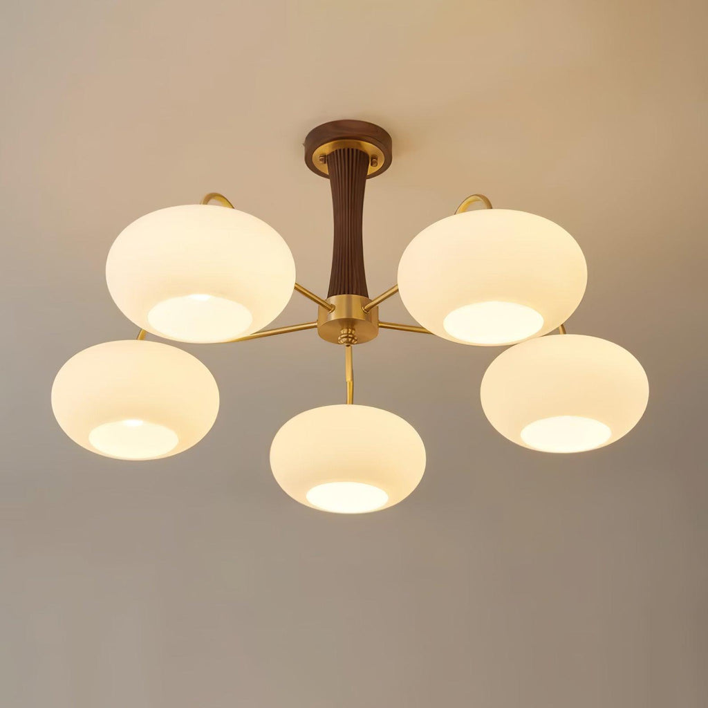 Retro Mid-Century Ceiling Light Decorative Multi-Light Chandelier