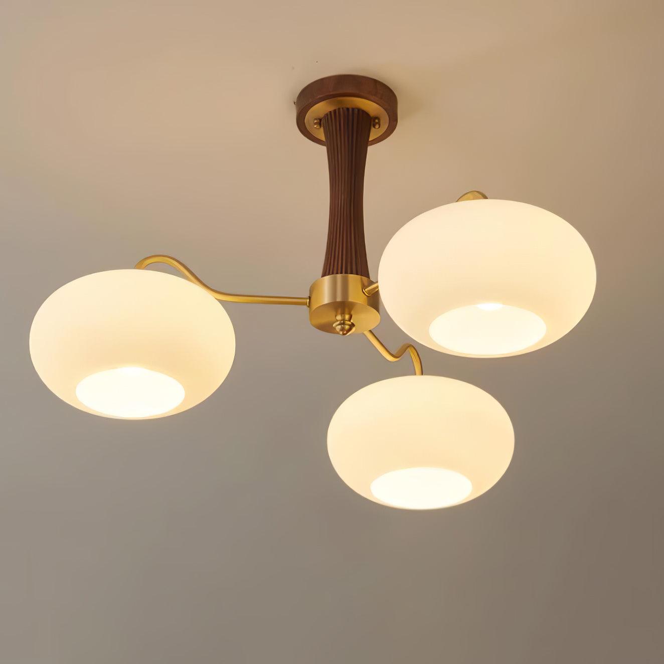 Retro Mid-Century Ceiling Light Decorative Multi-Light Chandelier