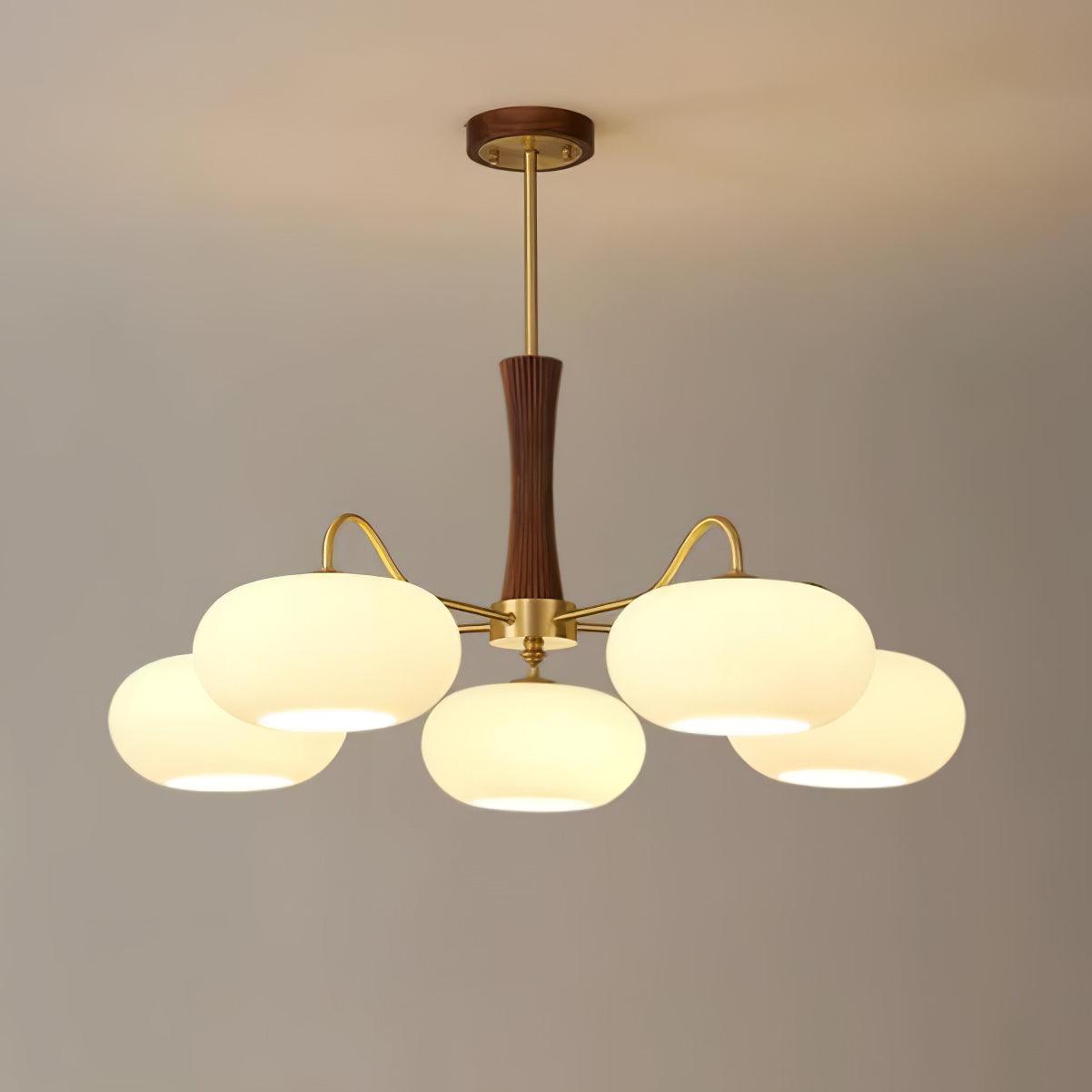 Retro Mid-Century Ceiling Light Decorative Multi-Light Chandelier
