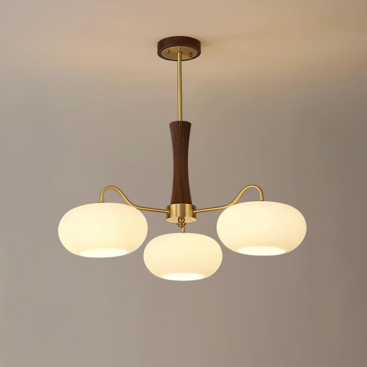 Retro Mid-Century Ceiling Light Decorative Multi-Light Chandelier