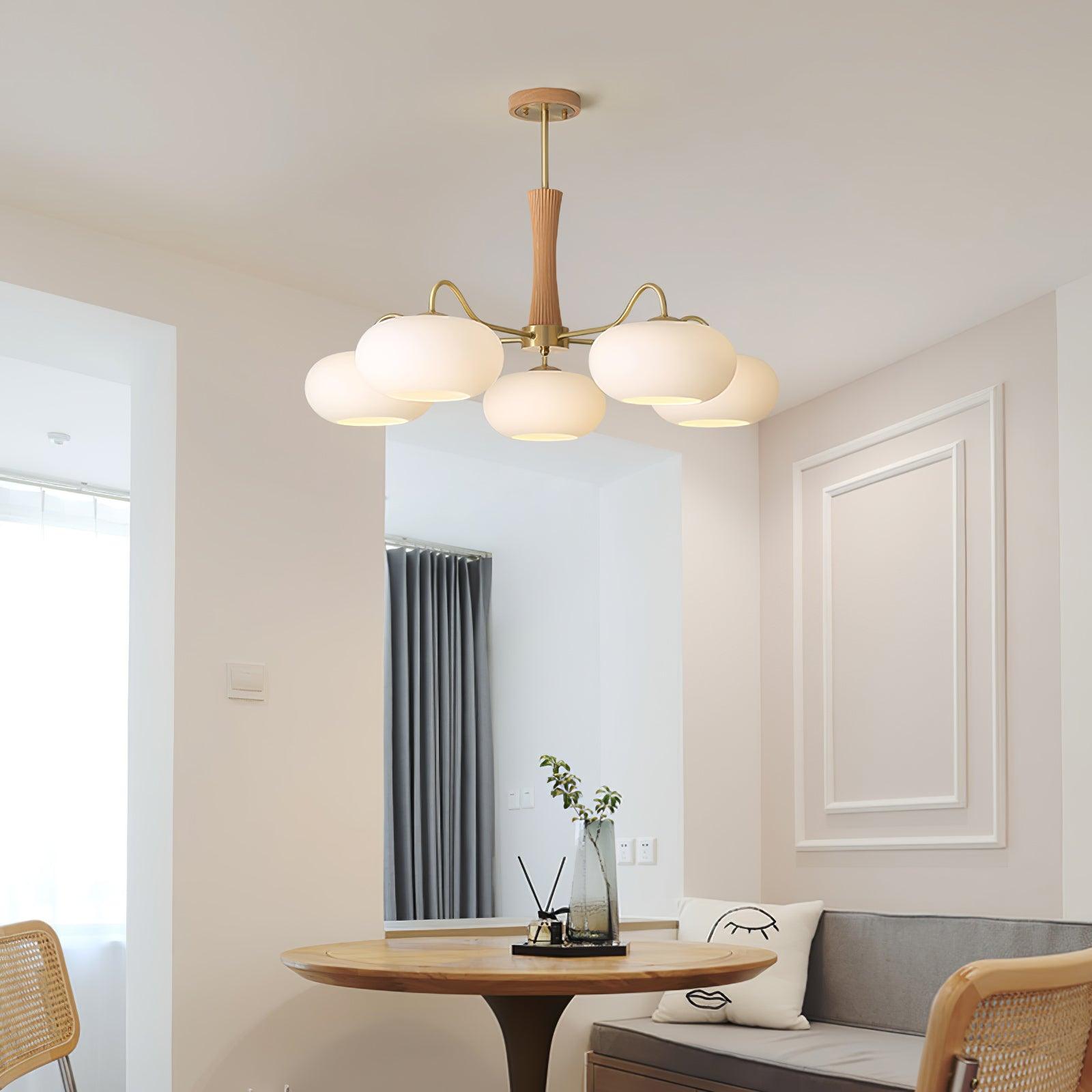 Retro Mid-Century Ceiling Light Decorative Multi-Light Chandelier
