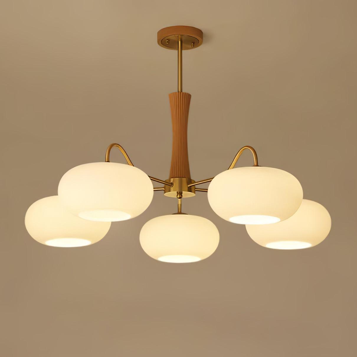 Retro Mid-Century Ceiling Light Decorative Multi-Light Chandelier
