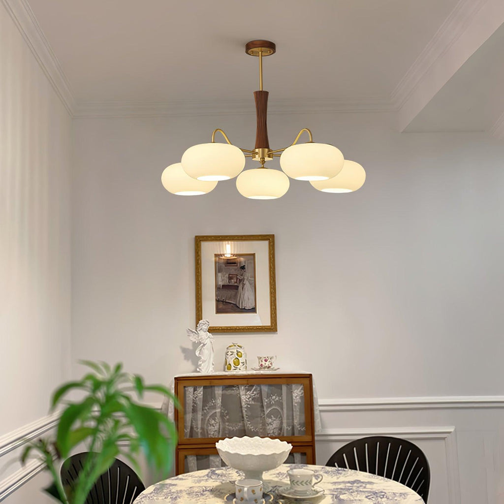 Retro Mid-Century Ceiling Light Decorative Multi-Light Chandelier